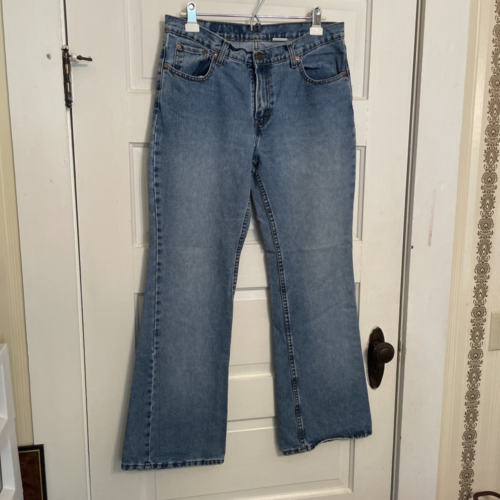 Jordache Straight Leg Medium Wash Denim Jeans 13/14 Broken In Soft - Picture 3 of 4
